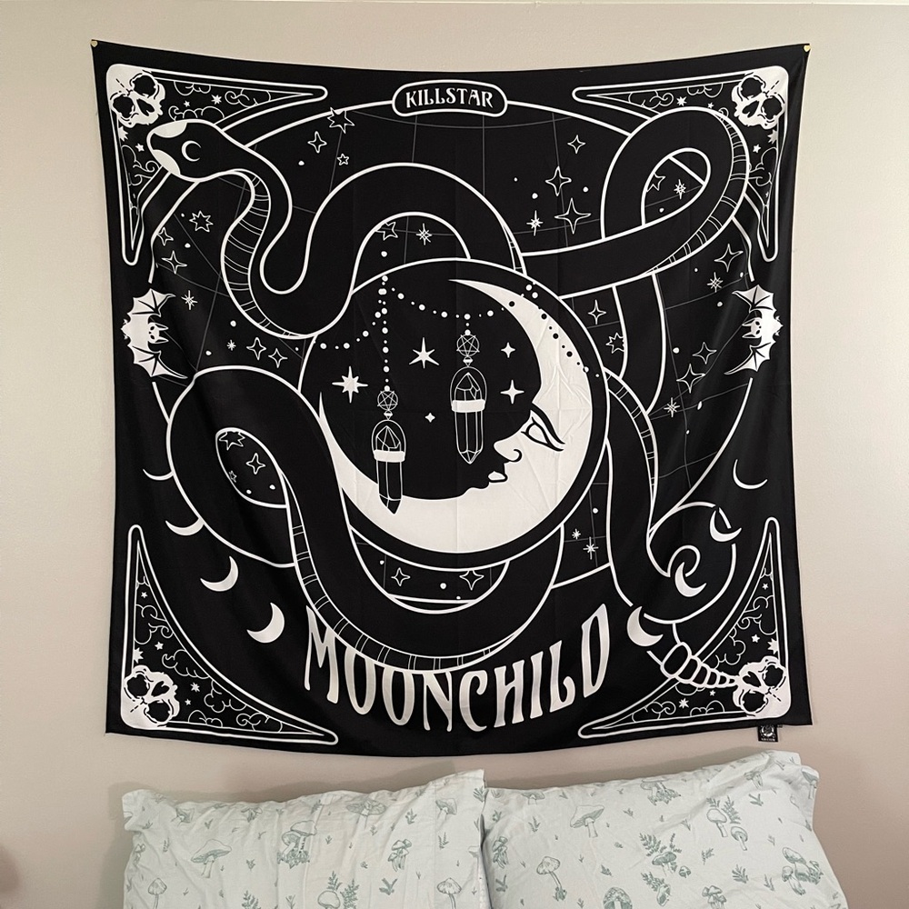 Killstar Moon child tapestry
